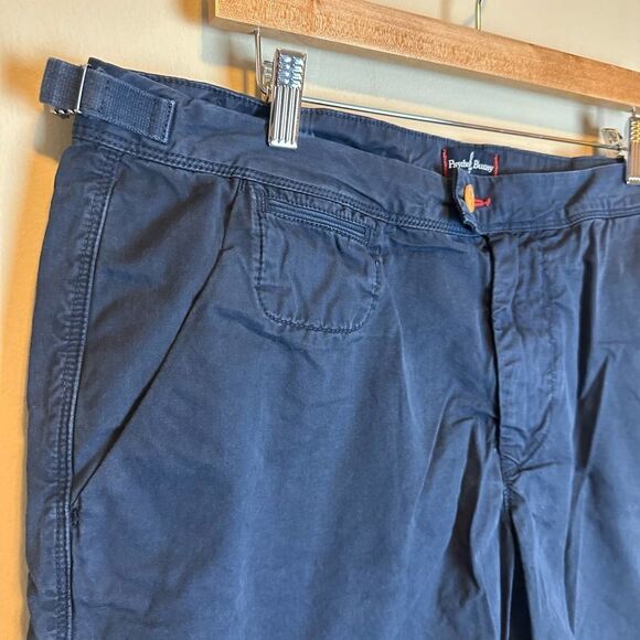 Psycho Bunny Navy Blue Chino Shorts Men’s 38 x 9 Read - Picture 4 of 11